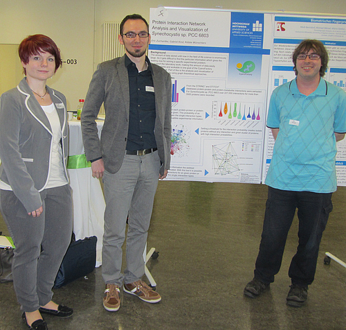 v.l.n.r.: M. Sc. Nadine Wappler, M. Sc. Eric Zuchantke und M.Sc. Gabriel Kind